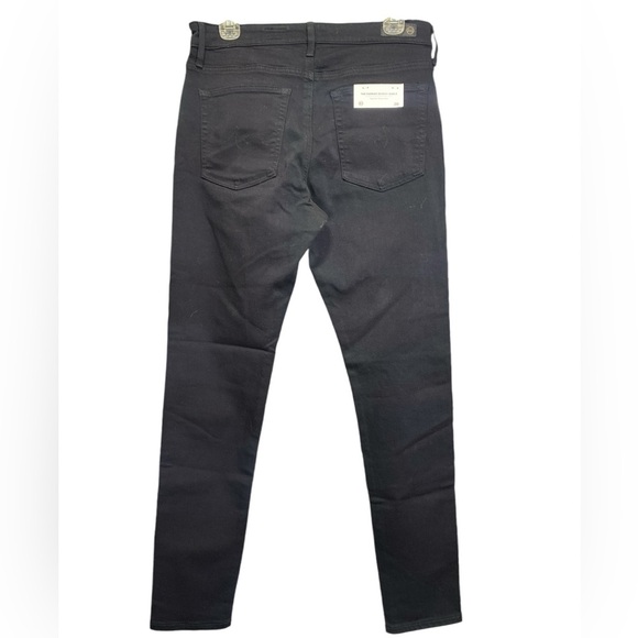 AG The Farrah High Rise Skinny Ankle Jeans in Super Black Size 30 NWT - Picture 3 of 8